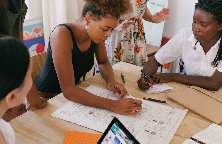 photo of women at the meeting