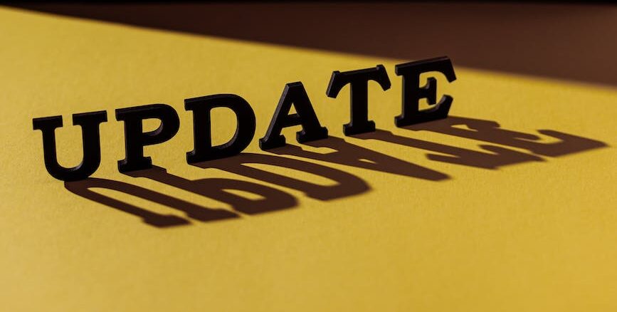 black letter blocks on yellow background